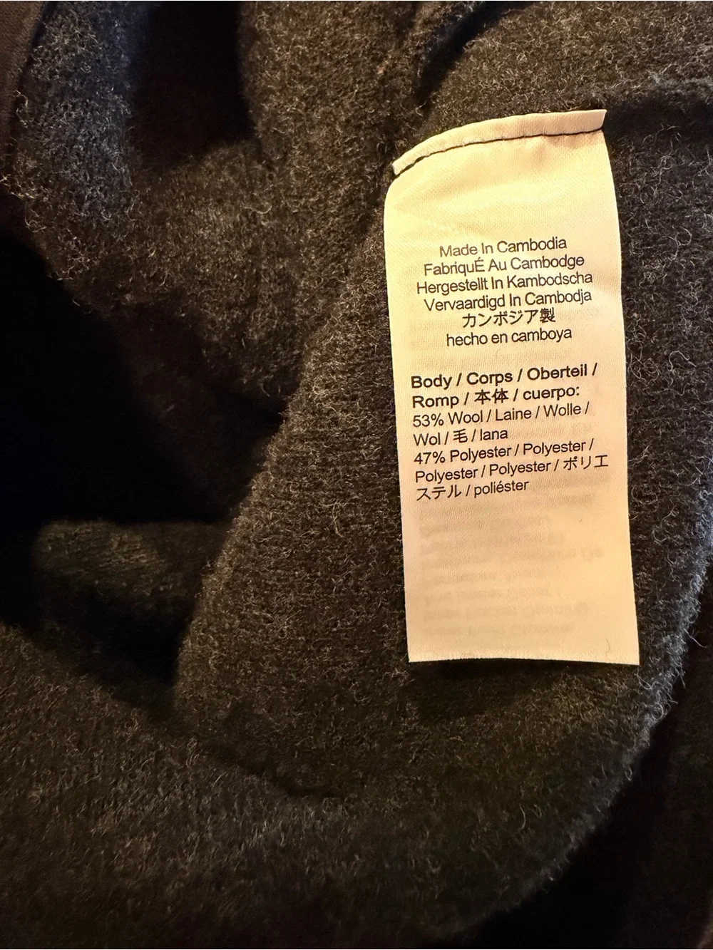 J Crew Wool Blend Button Down Grey Shacket Jacket size Small - Picture 4 of 5
